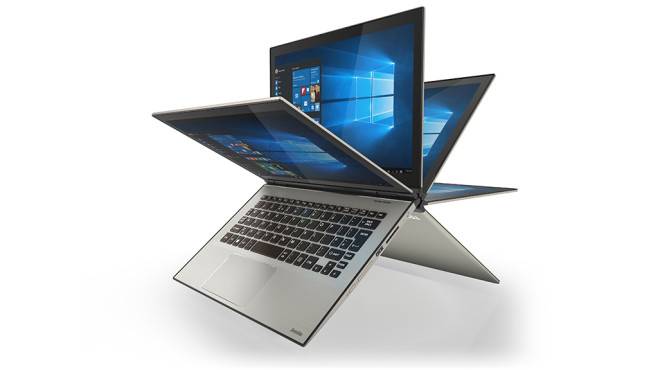 Toshiba Satellite Radius 12: Ultrabook mit 4K-Display und Intel-Skylake-CPU