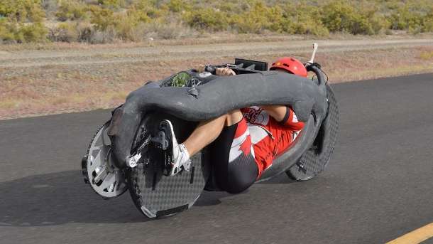 144 km/h schnell  Aerovelo Eta ist das schnellste Fahrrad der Welt